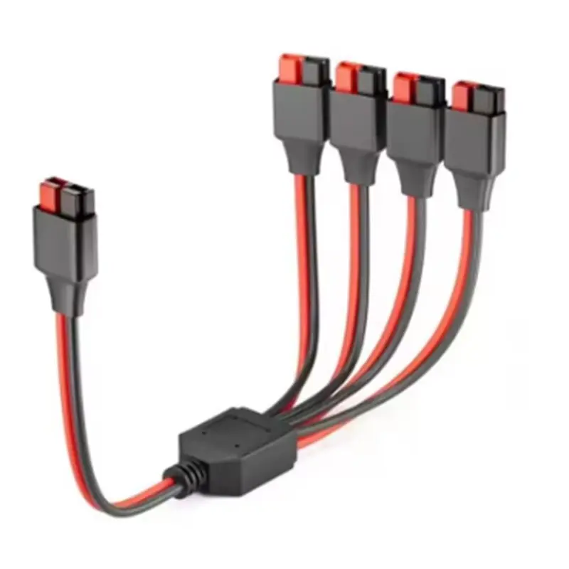 

【THANKSGIVING DAY】45A Andrson 1–4 линии подключения Y-типа 1–4 Шнур питания Открытый кабель солнечной батареи