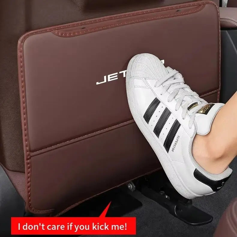 Auto Rear Seat Anti‑Kick Protector Storage Bag For Chery Jetour X90 Plus X70M Tiggo7 Pro Omoda C9 Jaecoo J9 Interior Storage Org