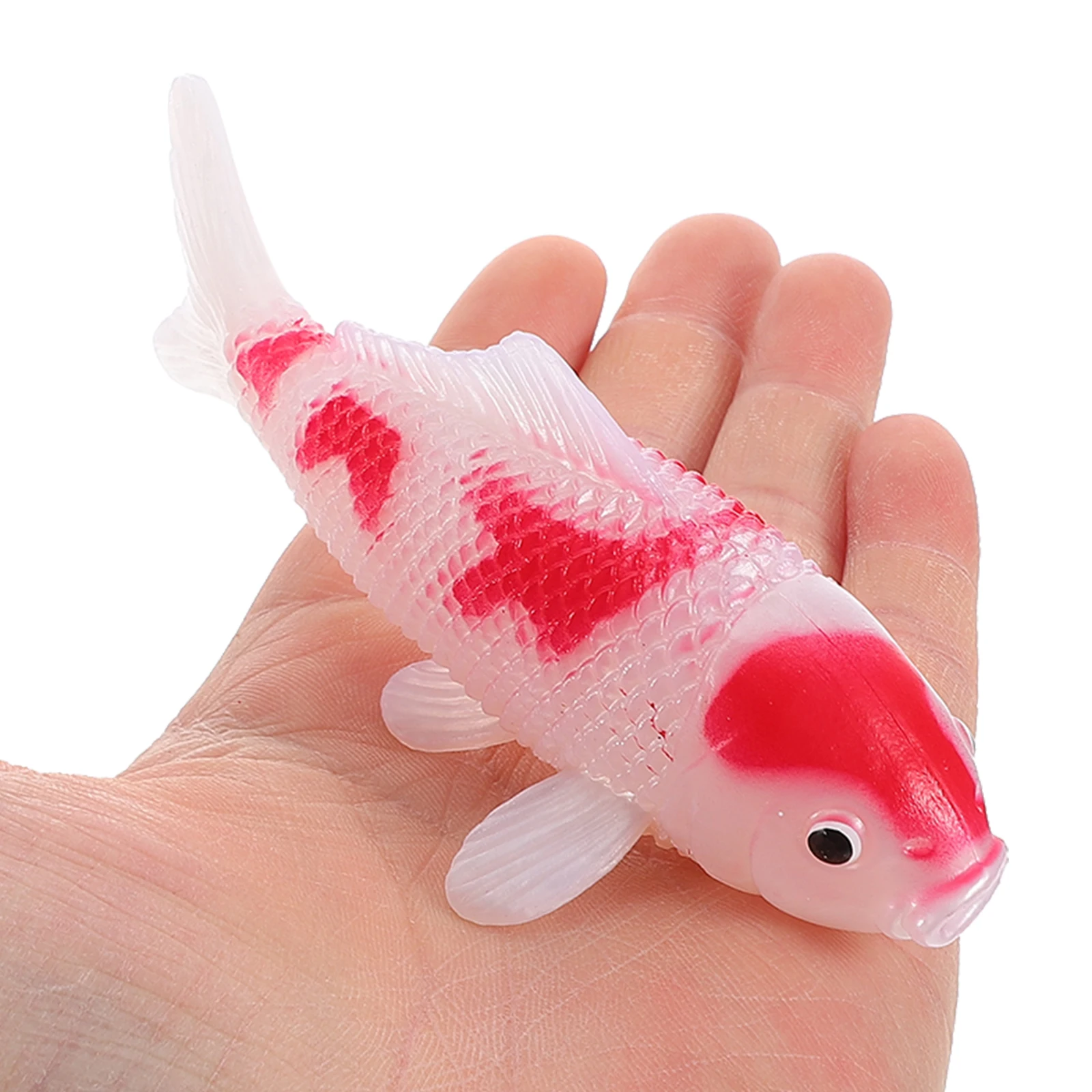 

4 Pcs Simulated Koi Decoration Fake Swimming Fish Animal Model Aquarium Floating Tank Decorations Ornaments Realistic