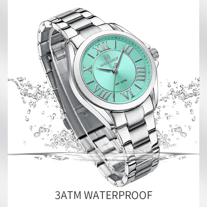 Top Brand NAVIFORCE  Women Watch Luxury Fashion Quartz Watches for Ladies Elegant Waterproof Wristwatch Girl Gift for Female