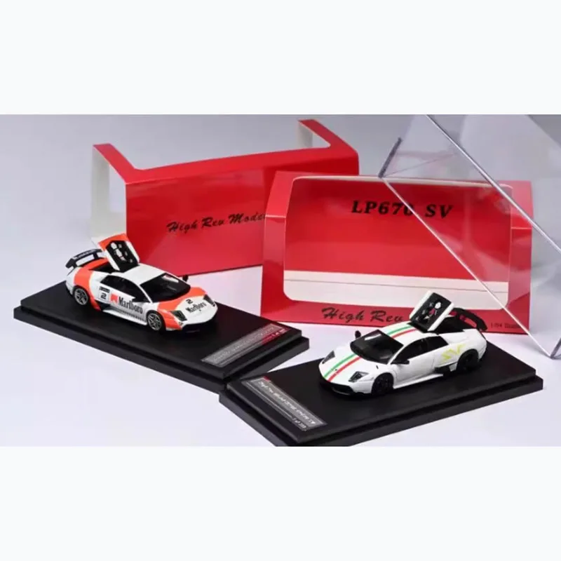 

High Rev Model Diecast 1:64 LP670-4 SV Alloy Car Model Classics Adult Souvenir Gift Static Display