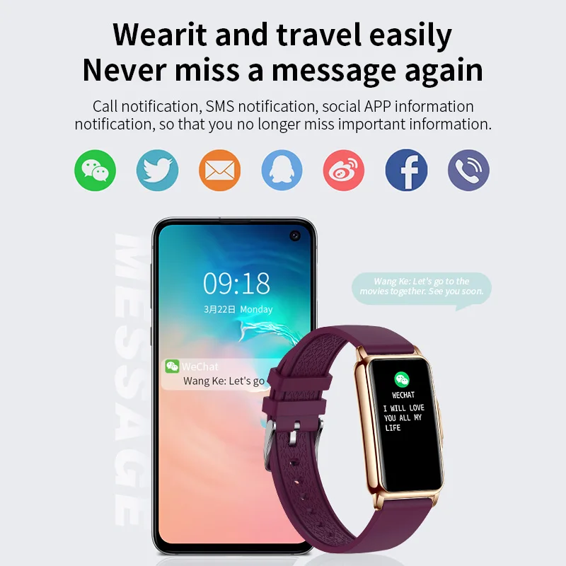 LIGE Fashion Women Smart Watch Waterproof Sport Fitness Bracelet 1.47 inch Full Touch Man Smartwatch Ladies Gift For Android IOS