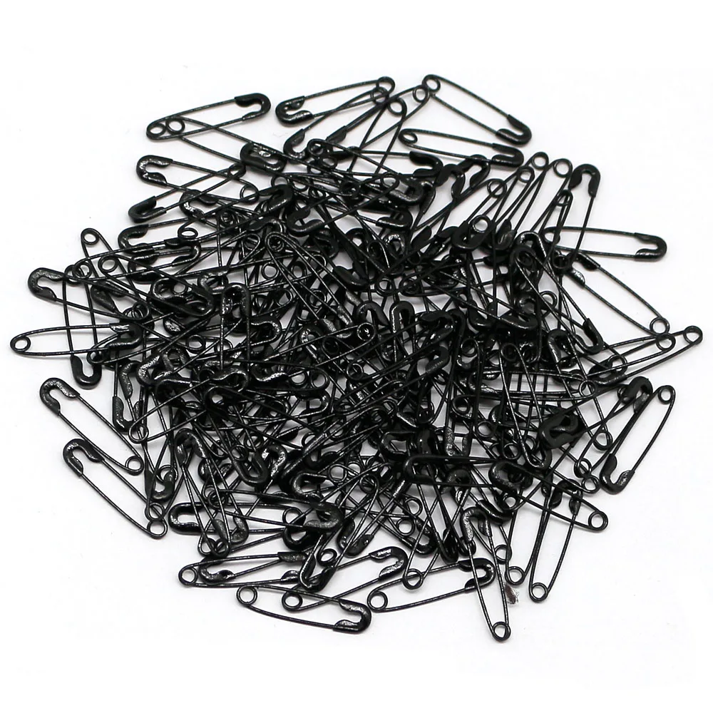 100 PCS/Lot Colorful Metal Safety Small Pins 19mm For Jewellery Costume Tag Brooch DIY Craft Home Apparel Accessory