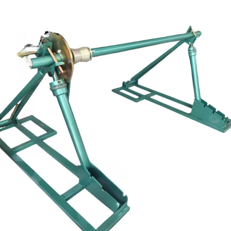 

Tension pay-off frame Single-side automatic mechanical tensioner pay-off disc frame combination 5 tons tension belt brake