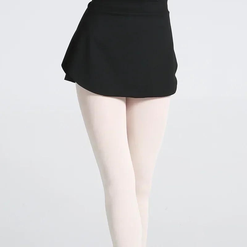 

Ballet skirt adult dance dress black ballet tutu women ballerina dance wear side split ballet short skirt юбка с запахом summer