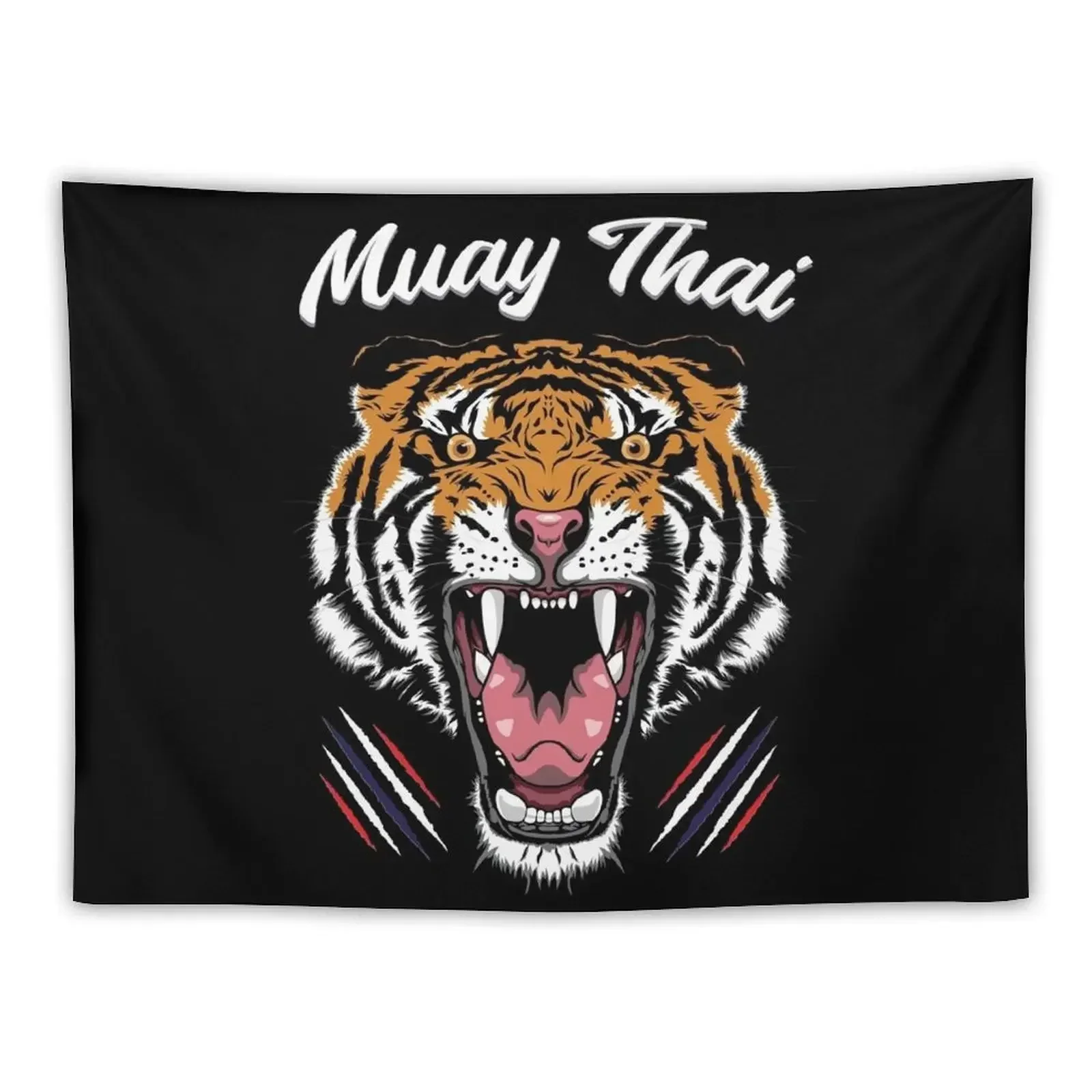 

Muay Thai Men Kickboxing Tiger - Toi Muay Thailand Classic T-Shirt Tapestry Carpet Wall Anime Decor Tapestry