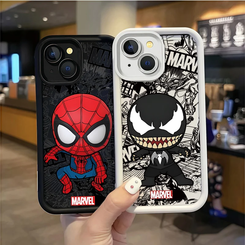 حافظة سبايدر مان جروت لهاتف OPPO رينو 13 14 11 12F 11F 13F A78 A58 A79 A38 A60 A5 Pro Realme C53 C55 C65 C63 C67 C71 12 Pro Plus #2