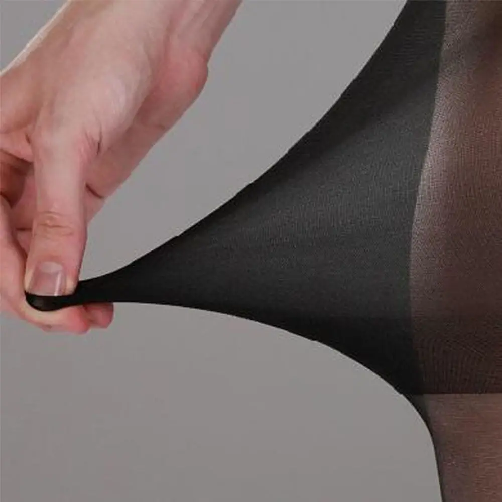 الجوارب الحريرية جوارب جوارب طويلة شفافة سلسة مفتوحة المنشعب جوارب بسط شير جوارب طويلة الملابس الداخلية Crotchless الجوارب #4