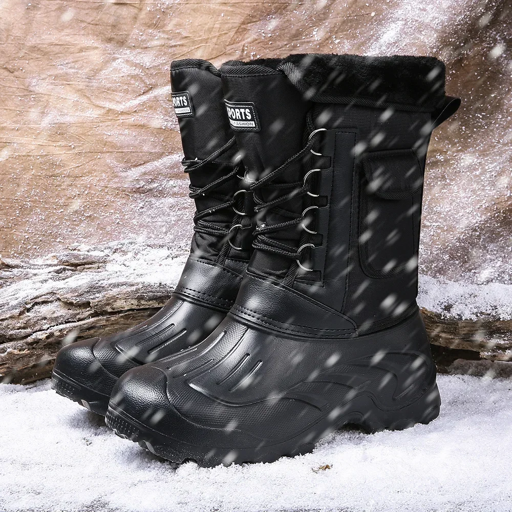Botas de Nieve para Hombre, Zapatos de Pesca al Aire Libre, Zapatos de Trekking en la Nieve, Nuevas Botas Deportivas Masculinas para Caminar y Pescar al Aire Libre 2026