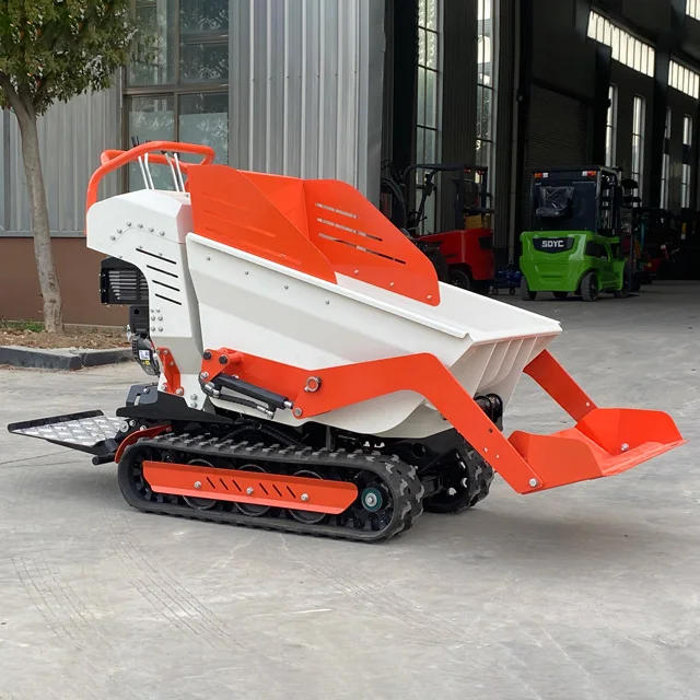 Free Shipping Mini Crawler Dumper Multifunctional Tracked MINI Dumper 500kg 800KG Mini Transporter Dump Truck For Construction