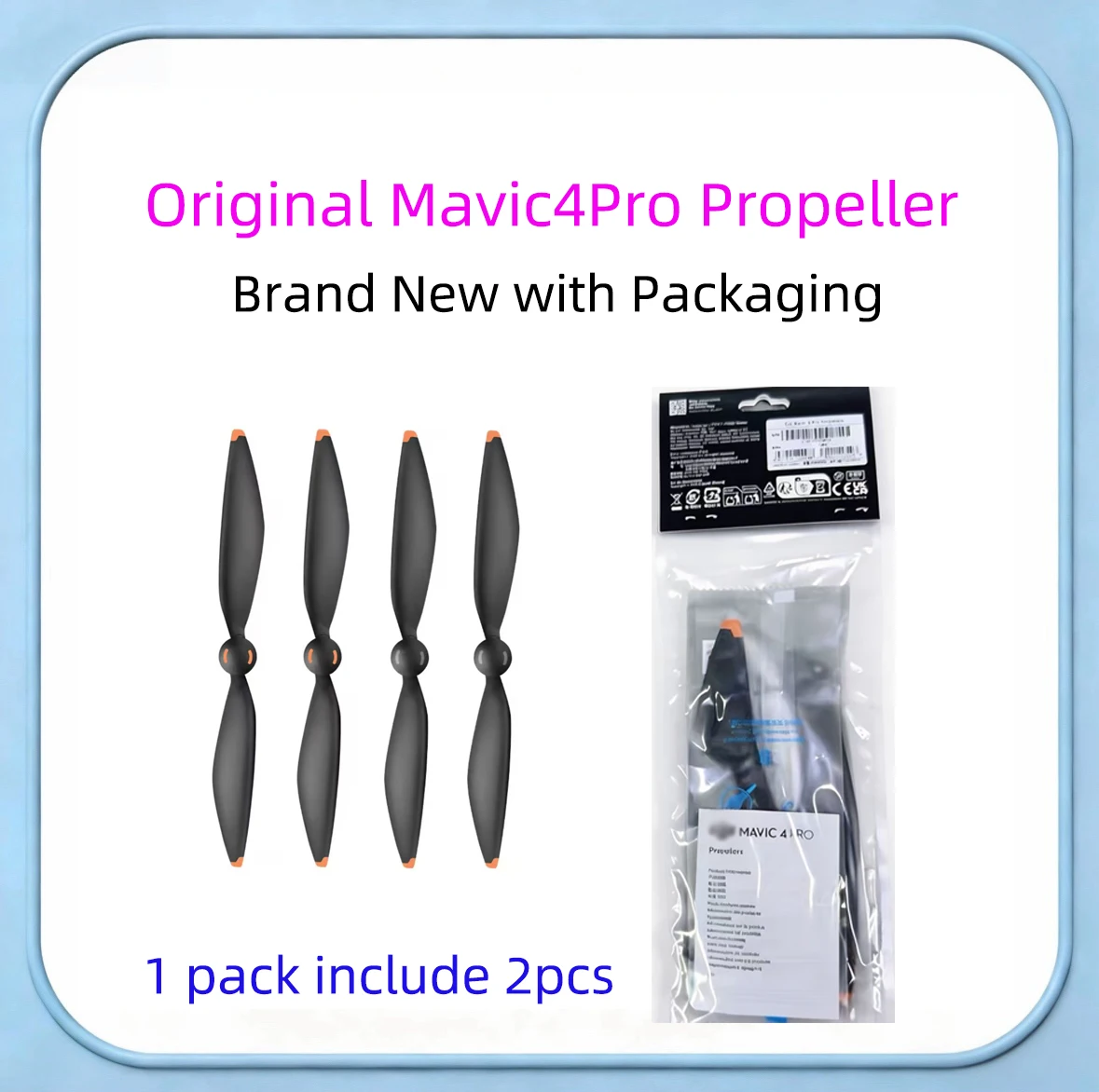 For DJI Mavic 4 pro Low Noise Propeller Replacement Fans Win