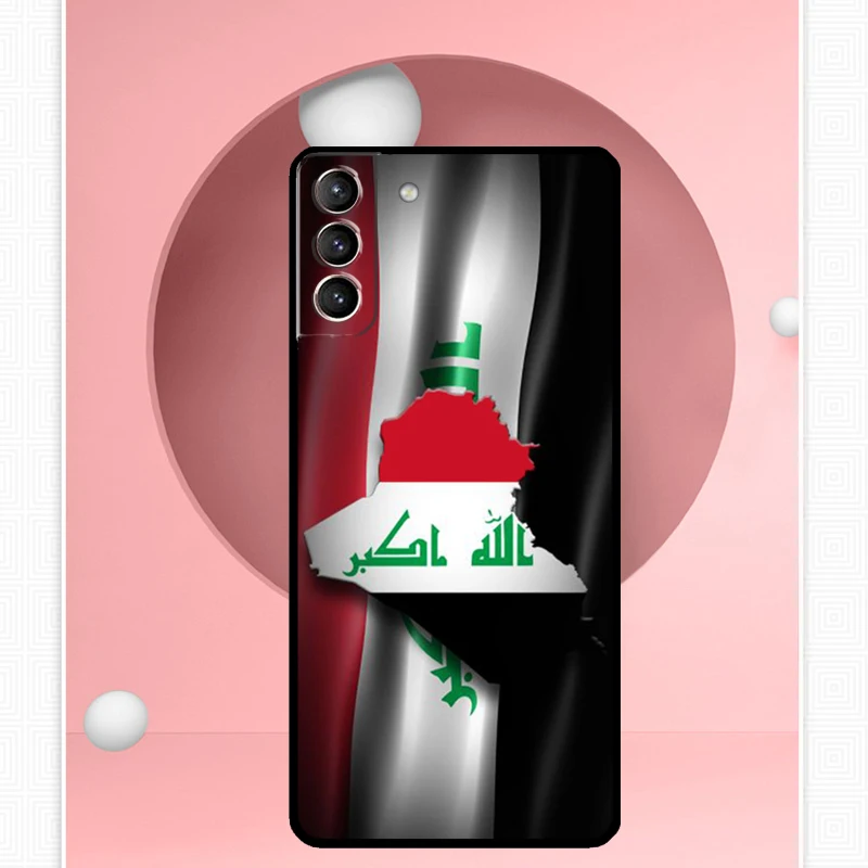 Iraqi Iraq National Flag Case For Samsung Galaxy S24 S23 Ultra S22 S20 FE S21 FE Note 10 20 S8 S9 S10 Plus Cover