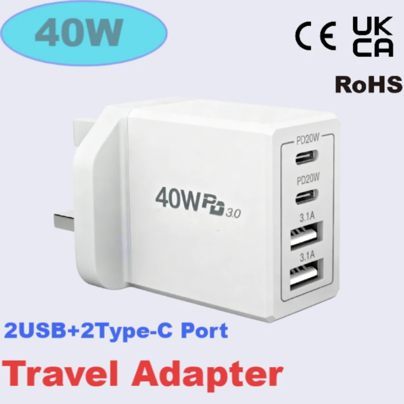 40W 4-Port Travel C…