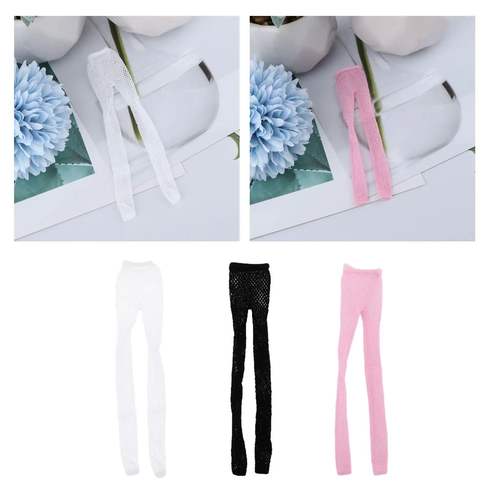 Calze collant per figure femminili 1/12, calzini lunghi in miniatura per action figure da 6 pollici