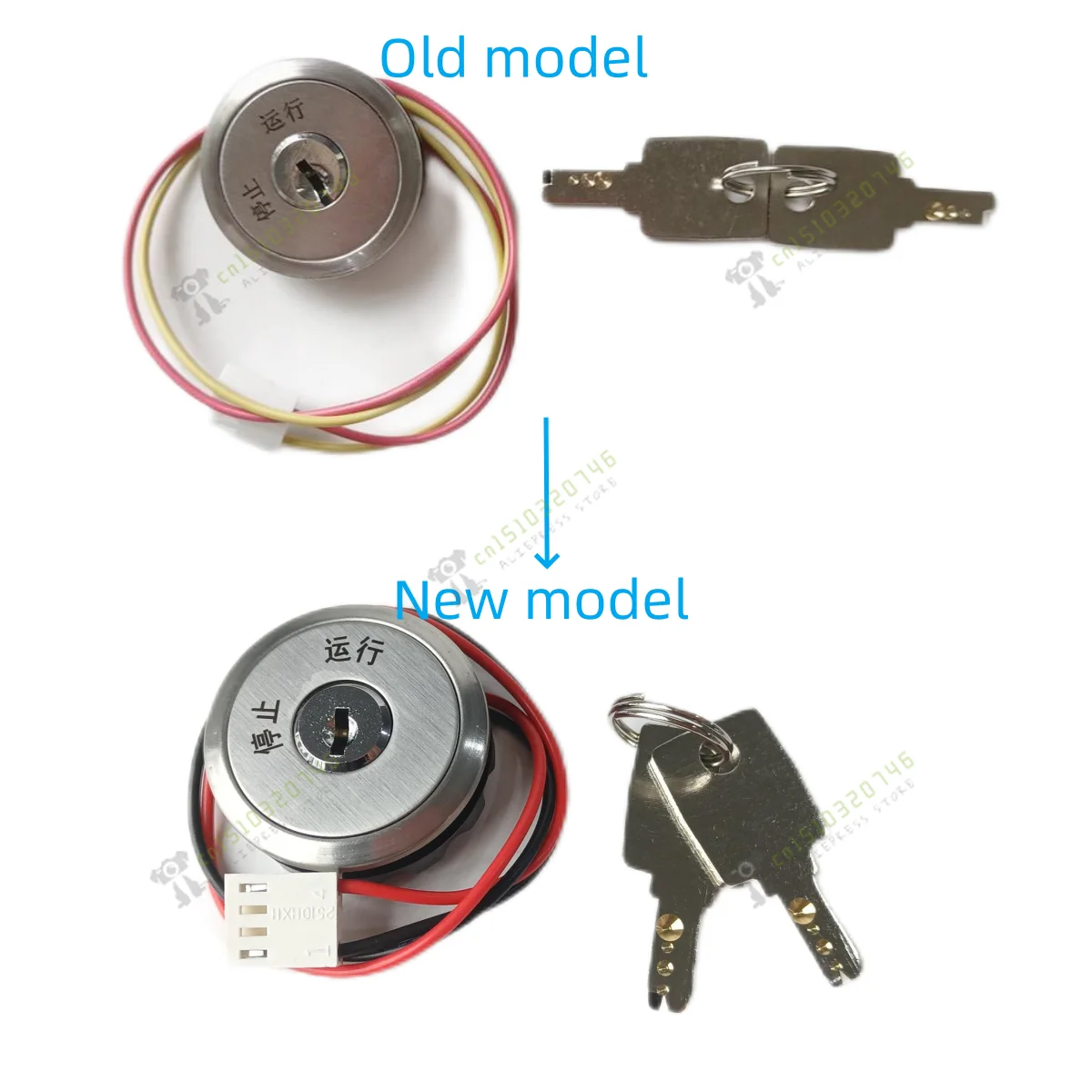 Замок для лифта, круглая базовая станция, блокировка ключа, Блокировка питания для лифта Otis, запасные части