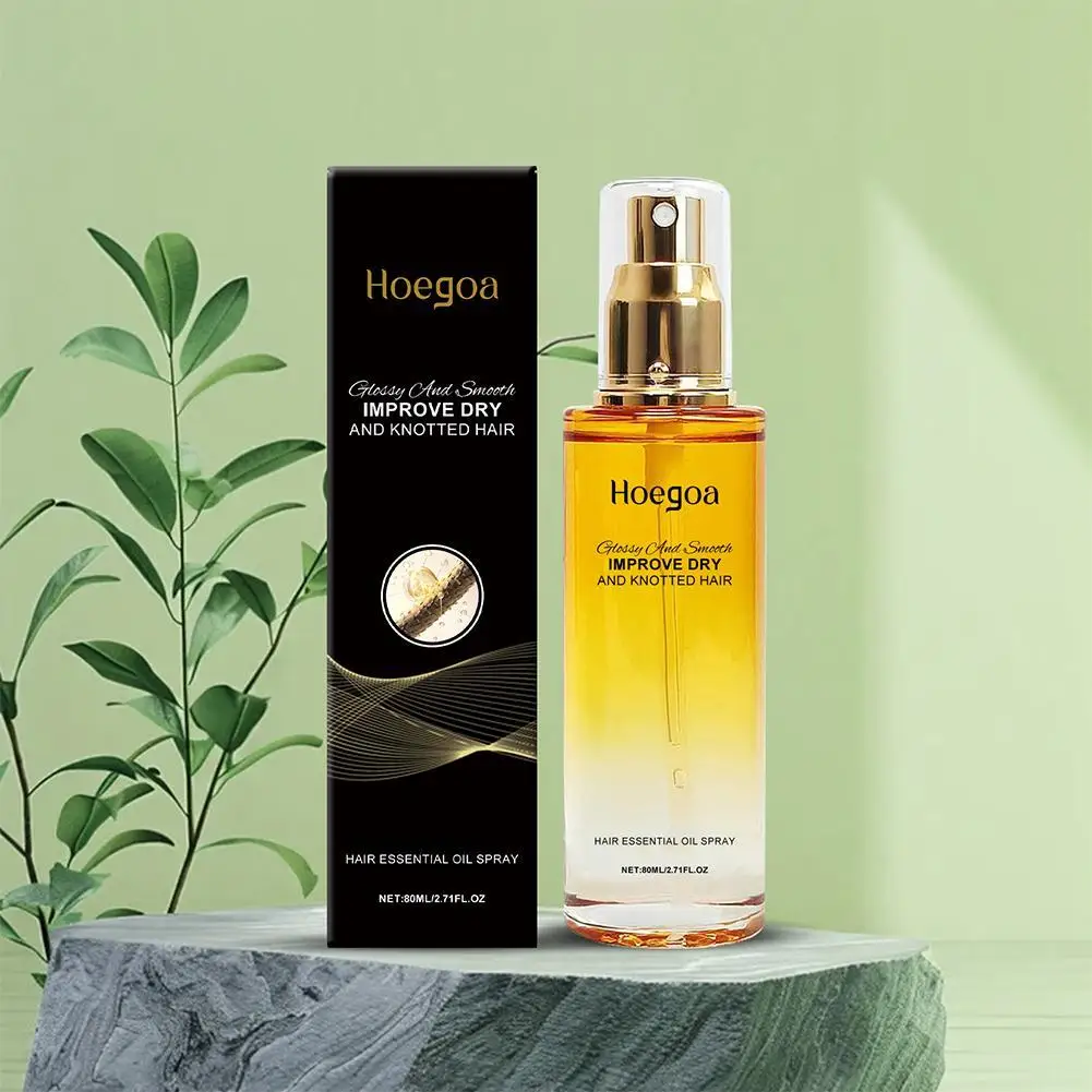 

1pcs Hair Care Essential Oil Spray PreveSnt Restlessness Flexibility Repair Dry Skin Hot Dyeing Care Lingering Fragrance