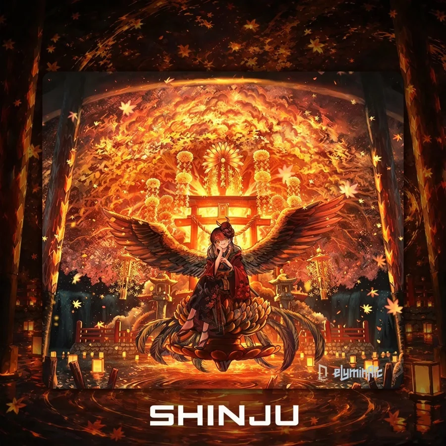 Cool Glass Mouse Pad Shinju Limited Edition Wavy Texture Rounded Corner Gaming Mousepad For FPS E-Sport Competitive Desk Mat