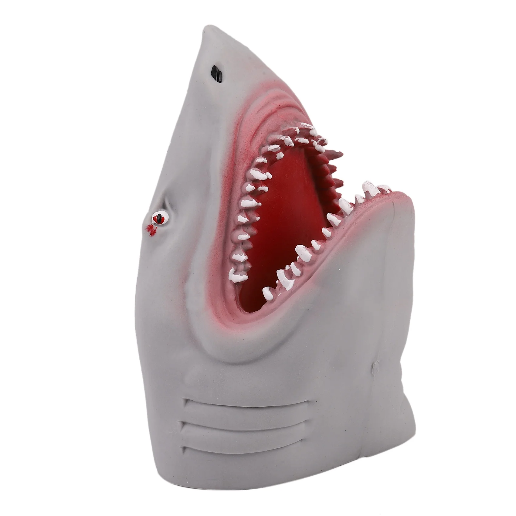 Plastic Shark Hand Puppet para Story TPR, Animal Head Luvas, Vividamente Toy Model Presentes para Crianças