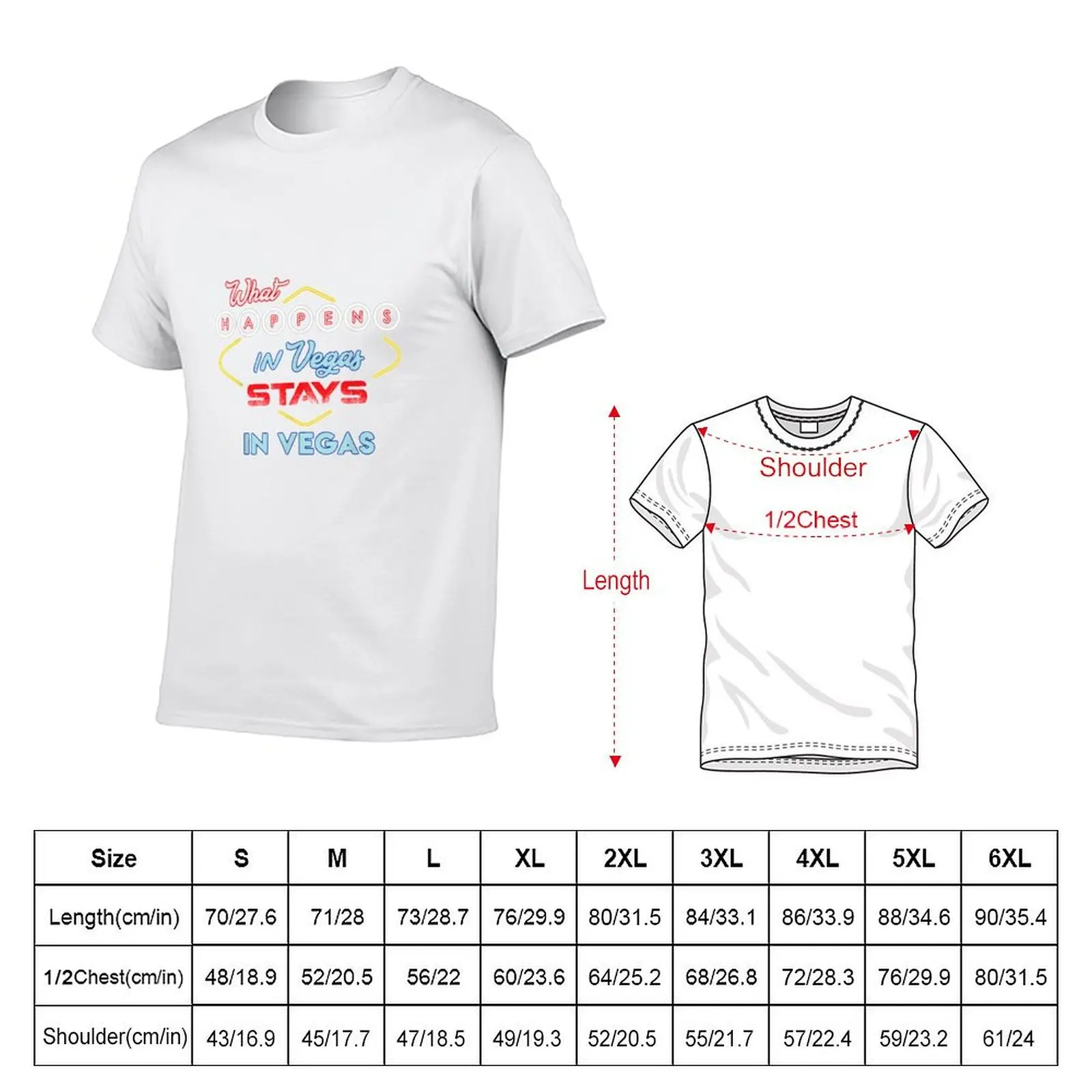 What Happens in Vegas Stays in Vegas T-Shirt anime t shirts for man printed t shirts for man T-Shirt