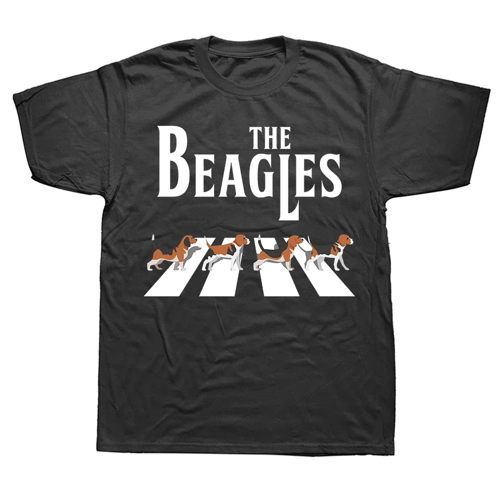 Cotton Causal Tops T Shirt for Men Camisa Vintage Funny Cute The Beagles Beagle Dog Lover Gift Short Sleeve T Shirt harajuku