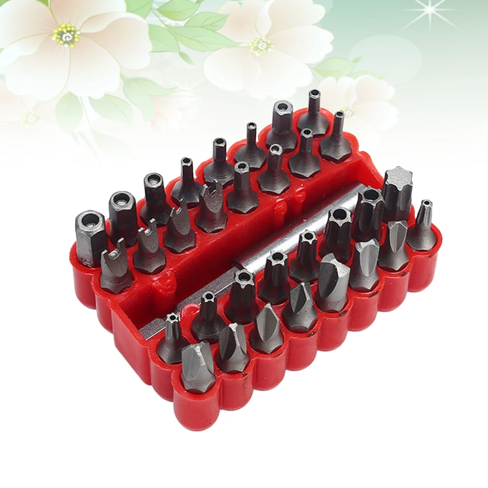 33 ชิ้นชุดซ็อกเก็ตรูปพิเศษไขควง Bits ความร้อน Assortment Bit ซ็อกเก็ตแรงบิดสูง Star Spline สําหรับรถยนต์