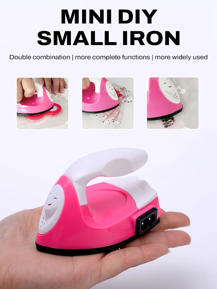 

Ручной мини-утюг «сделай сам», универсальный быстрый нагрев, принадлежности для шитья одежды, портативная электрическая маленькая машина для передачи тепла