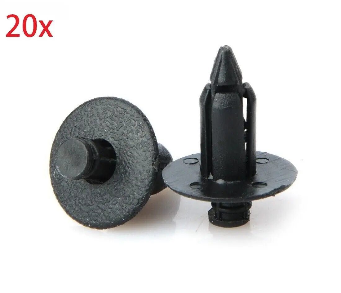 For Honda Yamaha Suzuki Plastic Rivet Rectifier Decorative Clip 8mm Hole Bike Fasteners Plastic Rivet Fairing Trim Clips