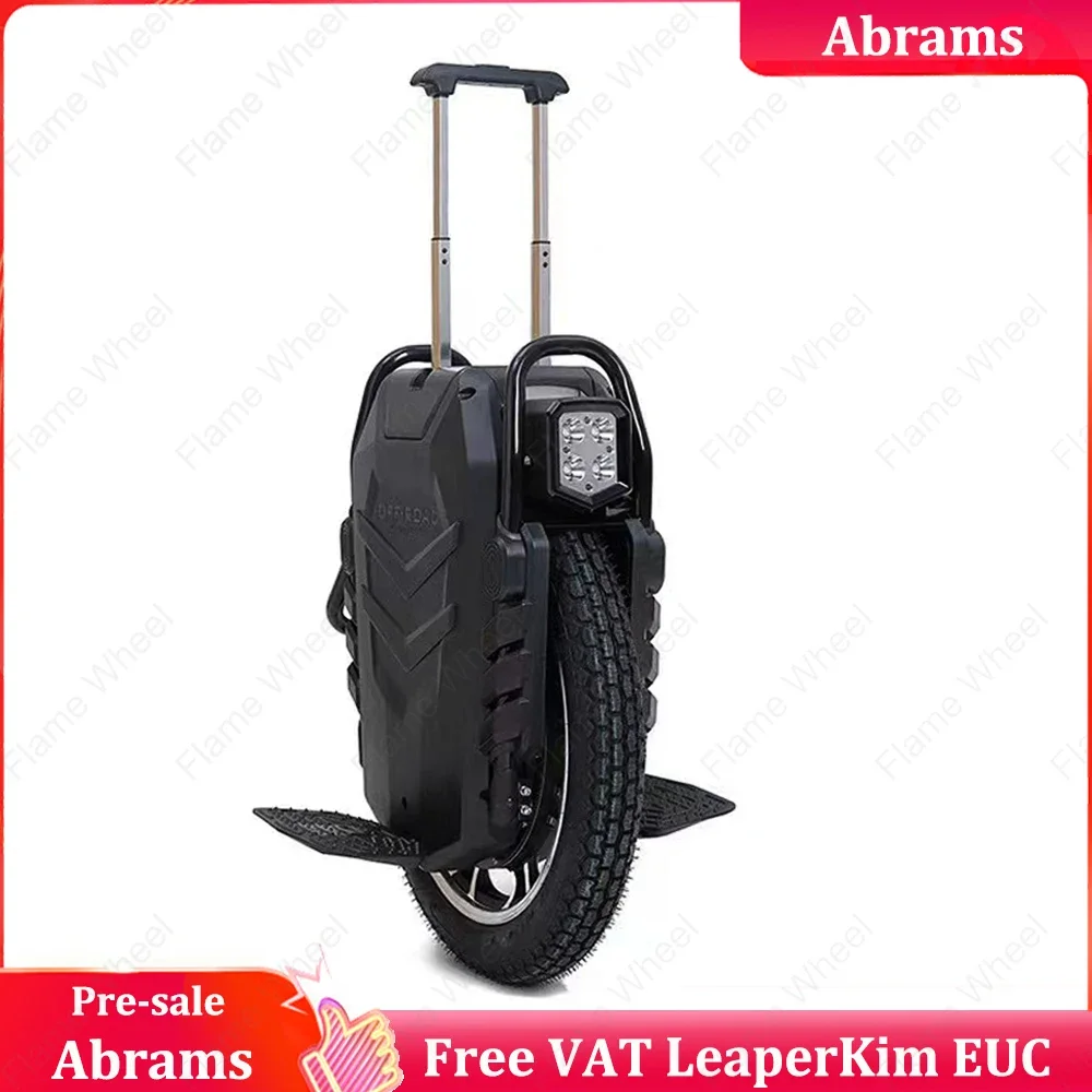 Pre Sale LeaperKim Abrams Electric Unicycle 100.8V 2700WH Battery 3500W Motor 22inch Off-road Tire Top Speed 70km/h