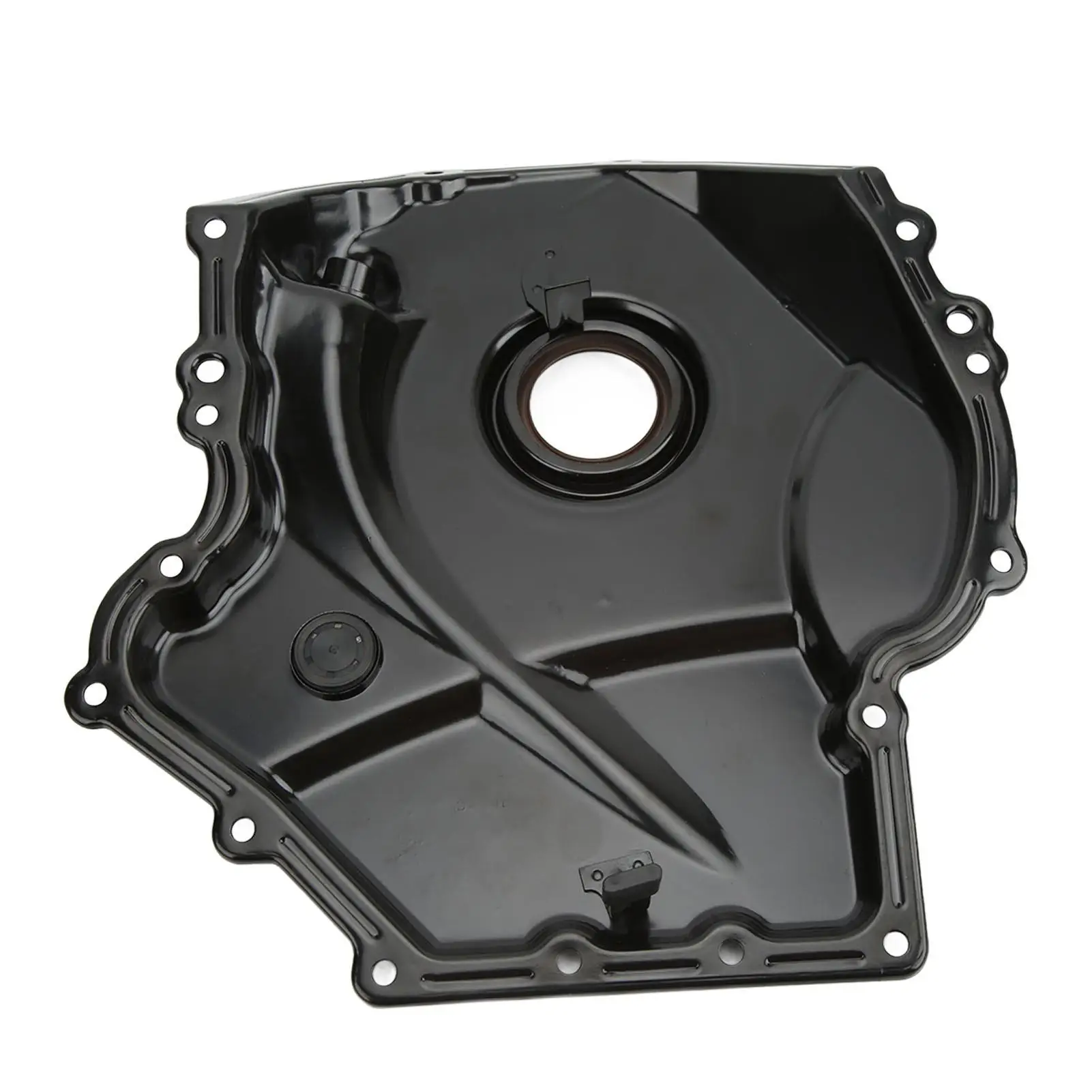 

06H109210Q Lower Timing Chain Cover - Anti-Scratch Black Plastic, Easy Installation for car Accessory