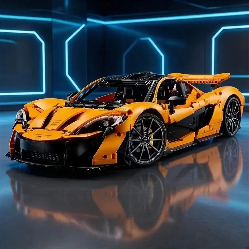 

Новинка: Конструктор 3893 детали, модель McLaren P1 MOC 42172, для взрослых, спортивный автомобиль, игрушка для мальчиков, рождественский подарок