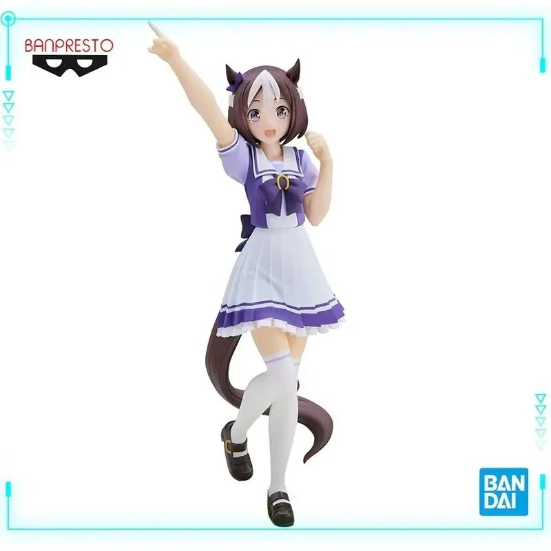 

Bandai оригинальная аниме Banpresto Umamusume: Pretty Derby Special Week 18 см, коллекционная модель, игрушечные фигурки, подарок на день рождения