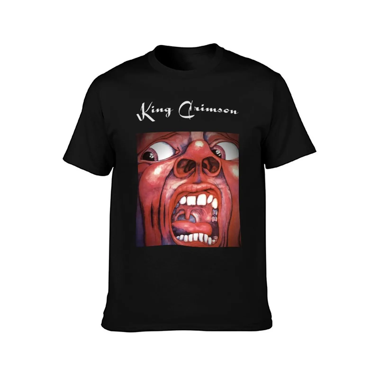 In the court of the crimson king - King Crims×n T-Shirt, Summer Casual Cotton Tee, Oversized Streetwear Tops, Unisex Men Women