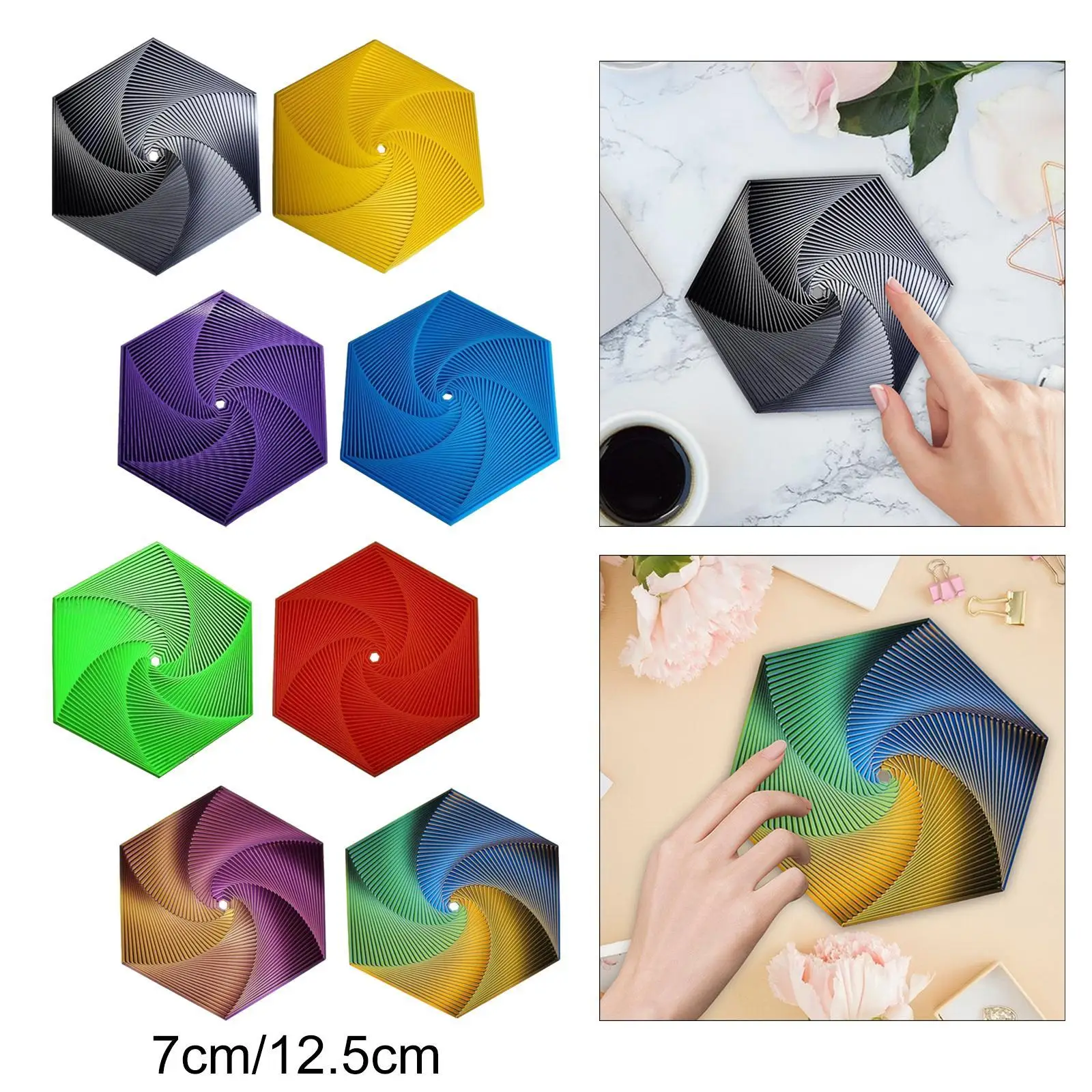 Hexagon Fidget Toy Sensory Development Tricky Toy for Kids Girls Boys Adults