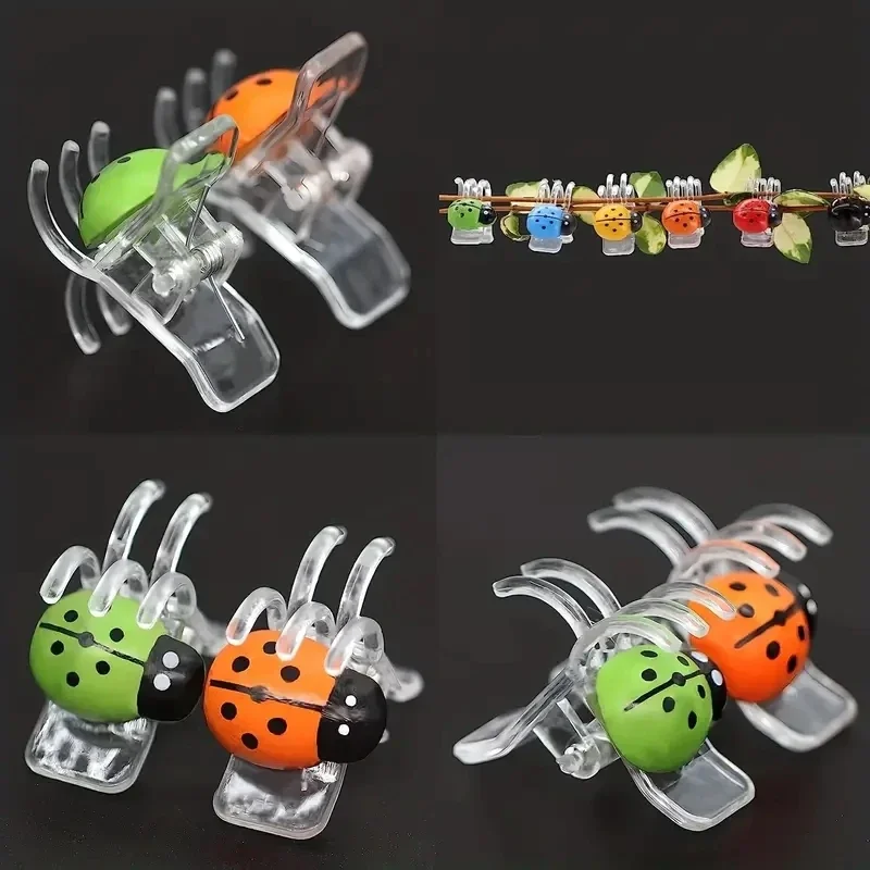 

30PCS worm shaped butterfly orchid clip horticultural bonsai design clip vine fixed clip plant clip plant accessories