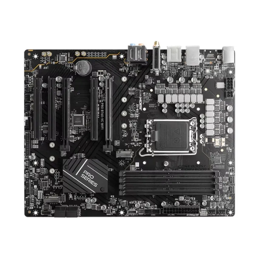 Imagem -05 - Msi Pro B760-vc Wifi Placa-mãe Lga1700 Intel B760 Mainboard Suporte Intel Core 12 13 14th Processador Cpu Pcie 4.0 Ddr5 Nvme M.2