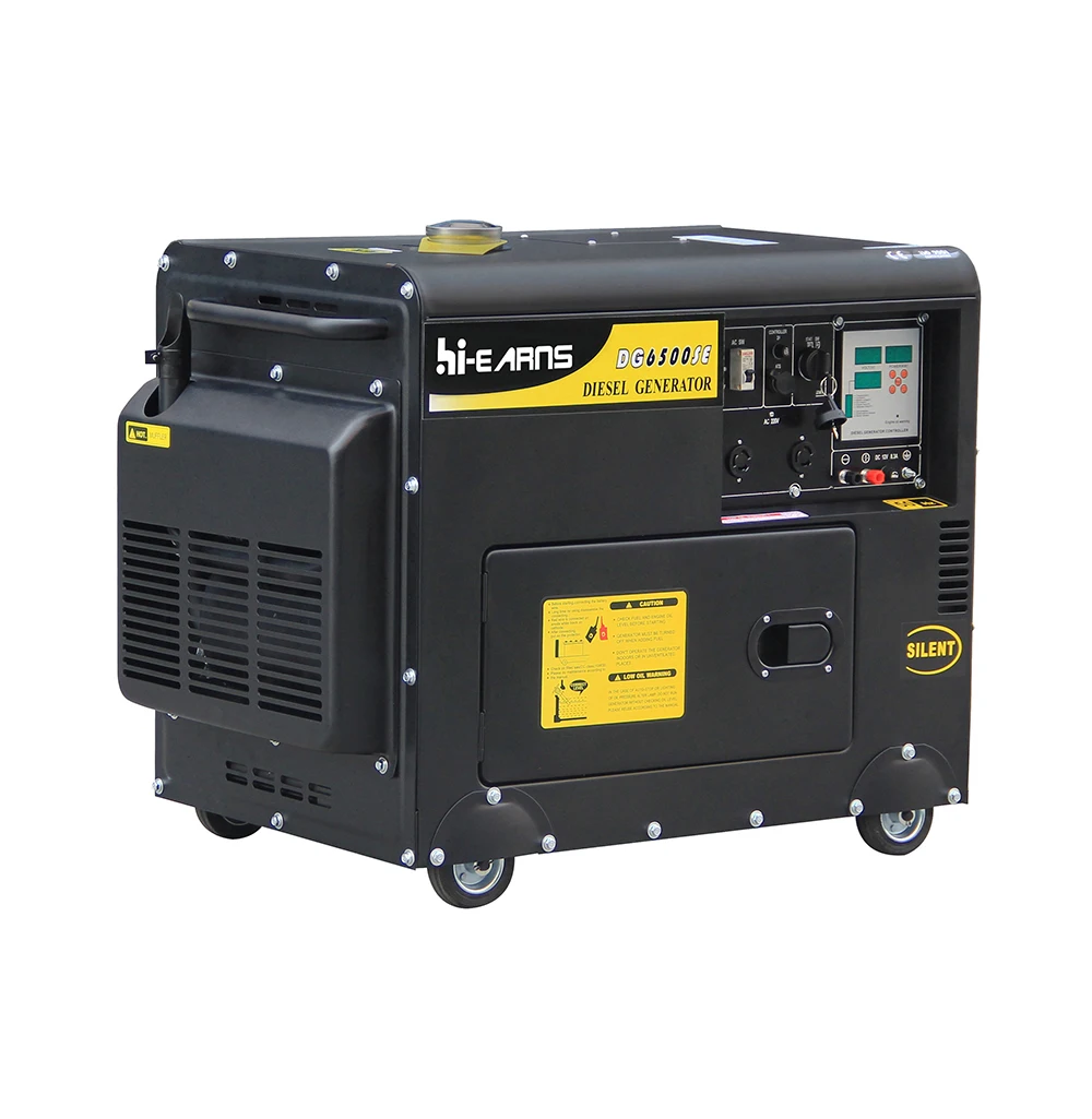 

Hiearns 5KW electric start silent air cooled die·sel generator with AVR system