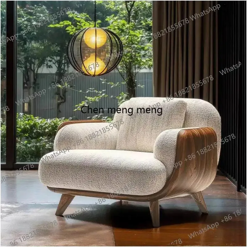 

Modern Aesthetics Minimalist Living Room Single Sofa Villa Mansion Lazy Chair High PC and console game Bedroom Sofa Chair