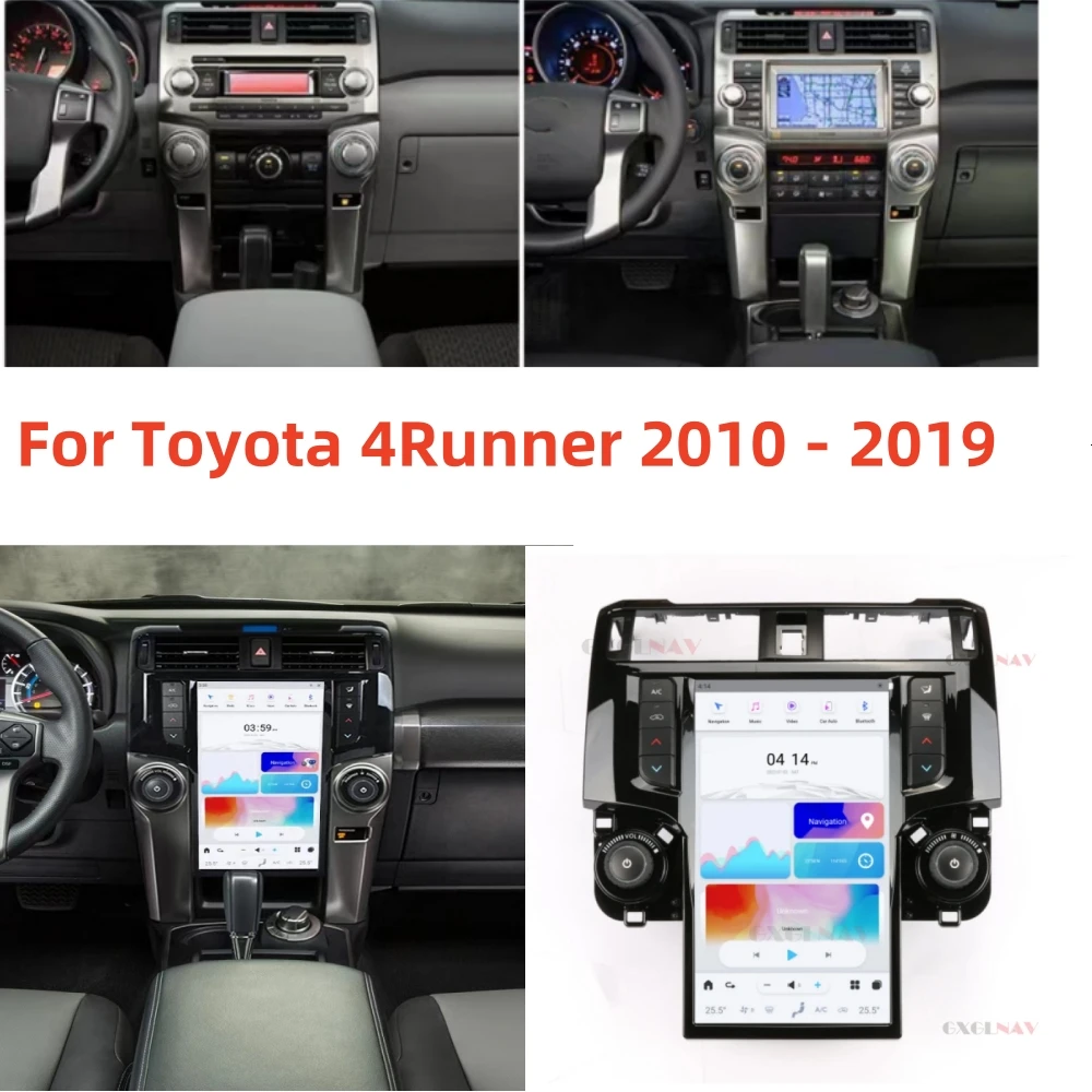 

13.6 Inch Vertical Screen Android 11 Head Unit For Toyota 4Runner 2010 - 2019 Auto Radio GPS Multimedia Player Nav Carplay 128GB