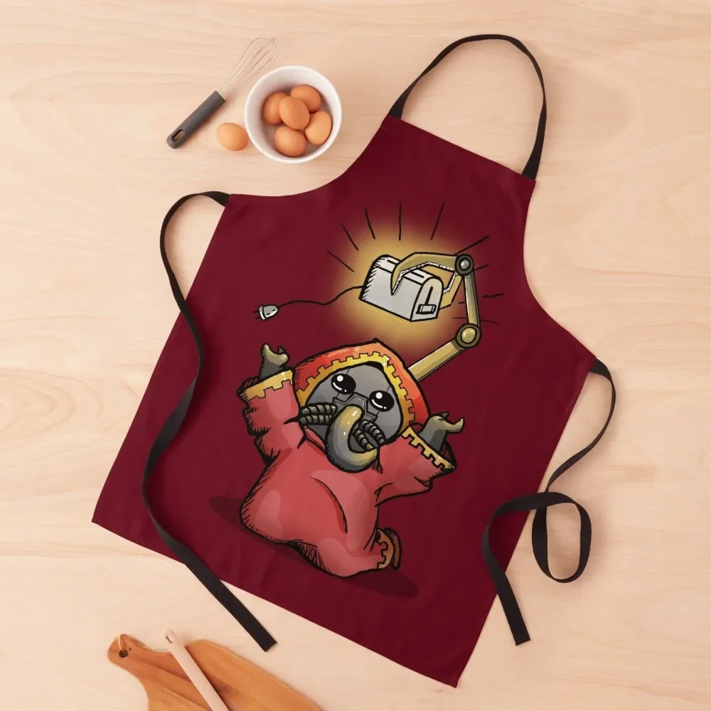 Toaster Priest Apron Home Utensils Kitchen Kawaii Accessories Women Kitchen'S cooks clothes Apron