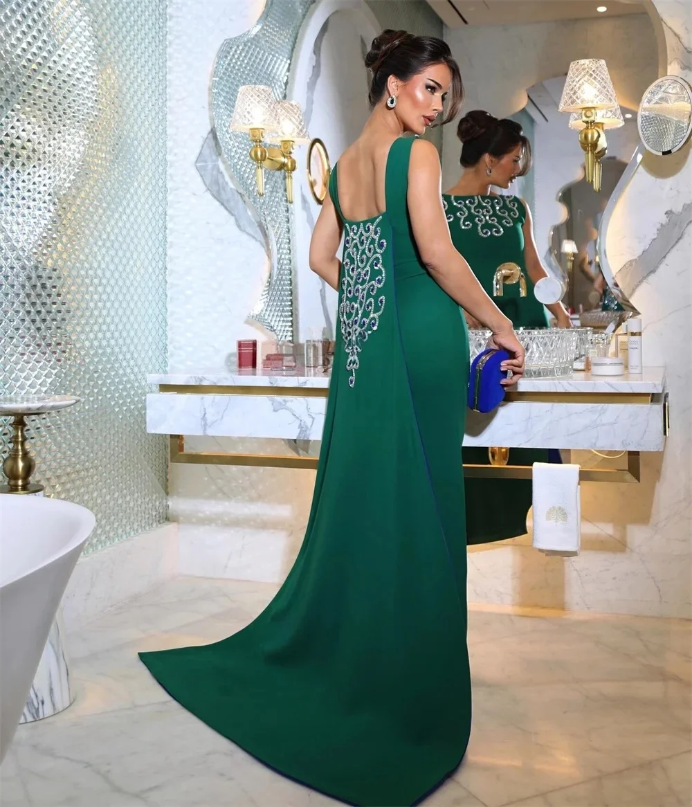 Verde frisado feminino longo sob medida ocasião vestido de noite vestidos de baile pastrol unisex camisa retro dubai árabe saudita personalizado