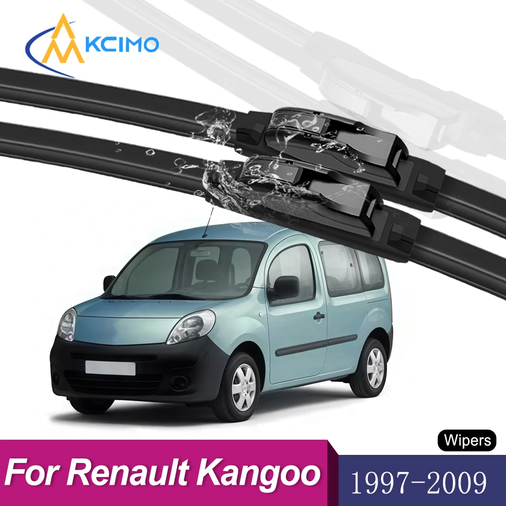 

Durable Beam Windshield Wipers For Renault Kangoo X76 FC/KC 1997-2009 All-Season, Streak-Free Cleaning Front Wiper Blades Set