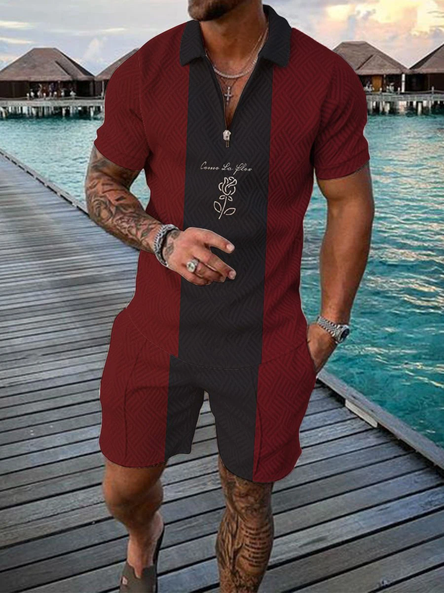 

Повседневный комплект ort Sve с принтом для мужчин, летние брюки ort из полиэфирного волокна для отдыха, спортивная одежда Faion для подростков