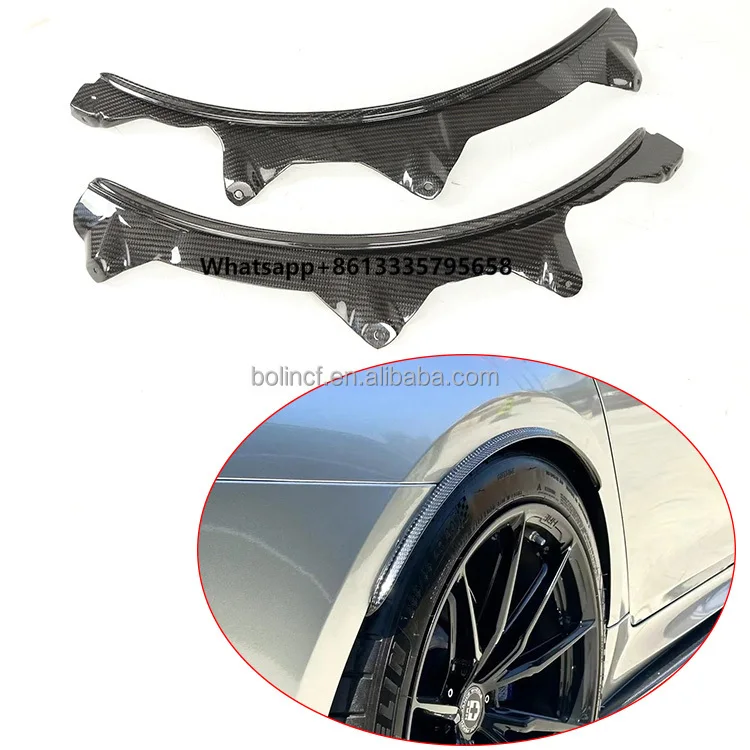 

Dry Carbon Fiber M5 Style Widen Wheel Eyebrow Extension Arch Guards Mud Flaps for 5 Series G30 G38 M5 F90