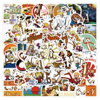 10/30/50pcs Cute Calvin and Hobbes Cartoon Stickers Classic Manga Graffiti Sticker Notebook Phone Water Bottle Kid Anime Decals
