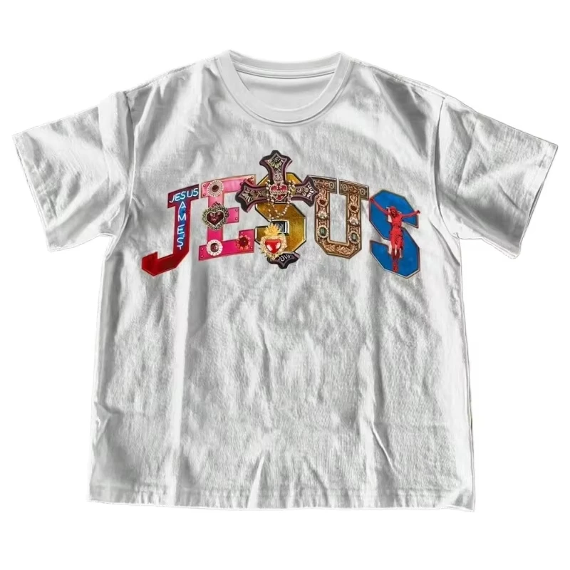 2026-nova-camiseta-de-algodao-fe-religiosa-multicolorido-cruz-jesus-texto-grafico-impresso-camiseta-roupas-oversize-algodao-camisetas-topos