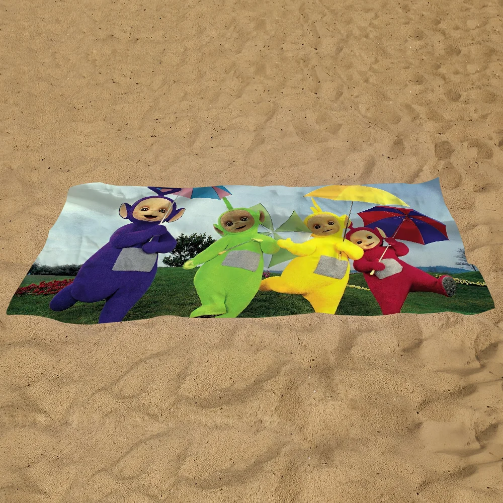 لطيف الكرتون T-Teletubby منشفة لينة بركة هدية للسفر رياضة ساونا السفر سبا دش التخييم سريعة الجافة الرياضة مناشف الشاطئ #4