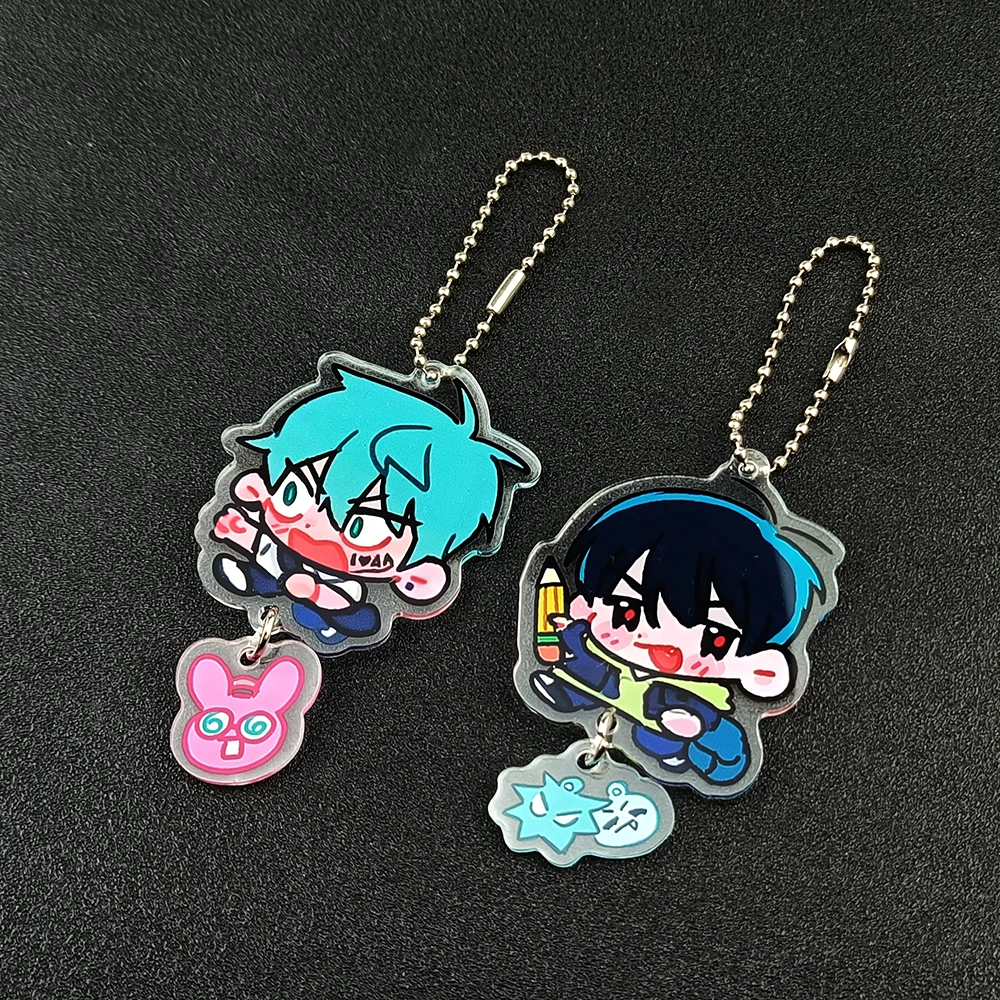 Anime Alien Bühne Chrom Kobalt Cosplay KOSTÜM Acryl Schlüssel Ketten Schlüsselring Prop Weihnachten Geschenk Schlüssel Kette