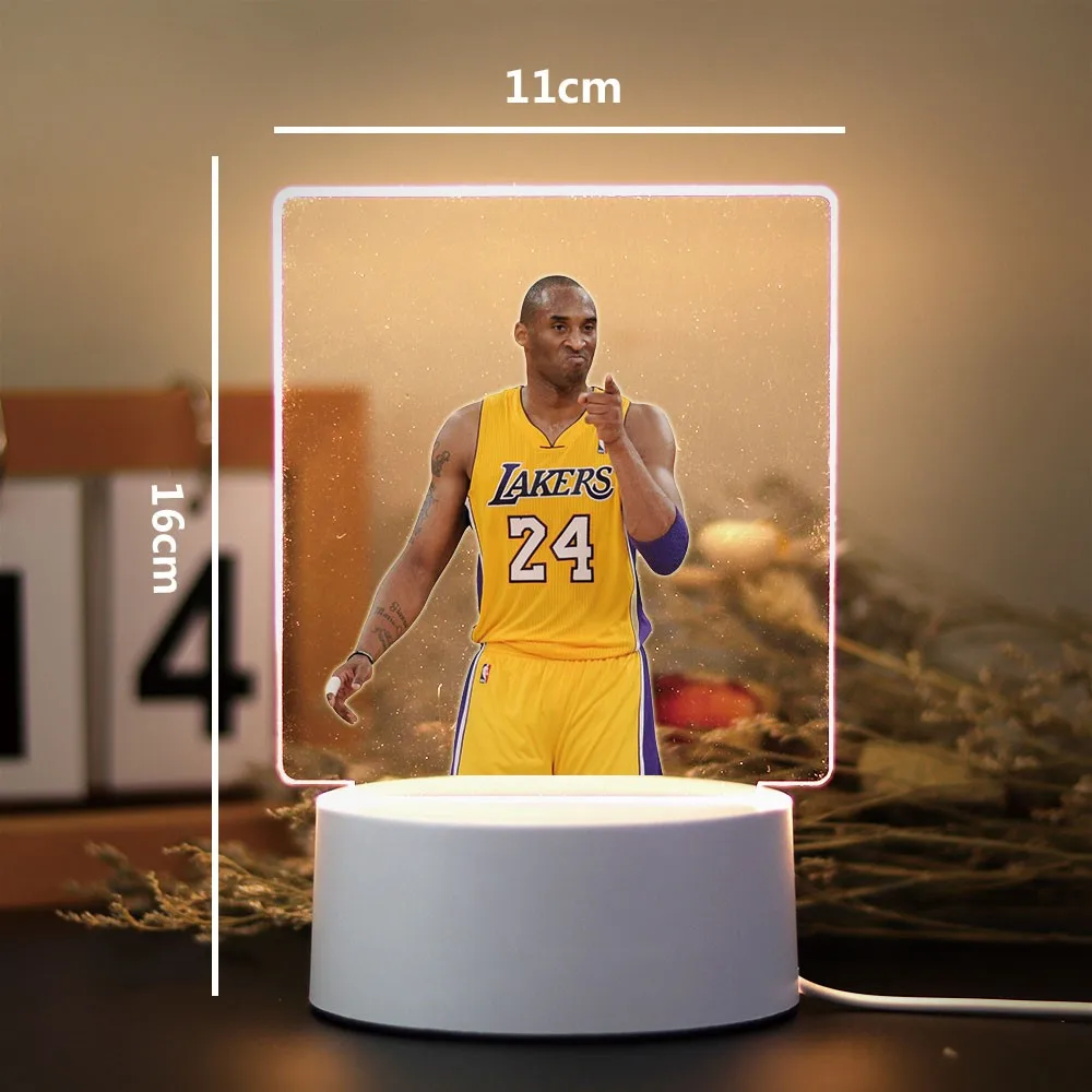 1 pc hot basketball player 3D Touch LED Night Light for Children\'s Room Decor the Boys Girls Birthday Gift