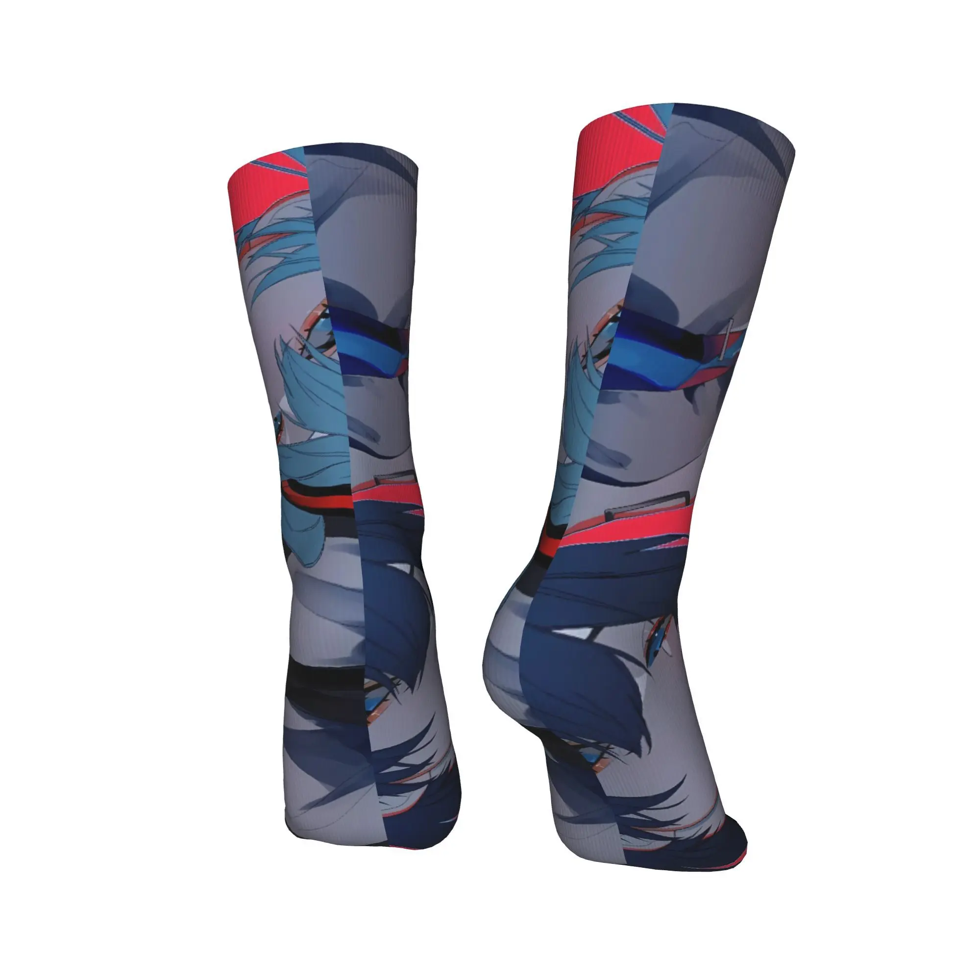 Ado WORLD TOUR 2025 Hibana الجوارب جوارب غير رسمية الرجال متوسطة لينة الجري الجوارب الخريف نمط عدم الانزلاق الجوارب