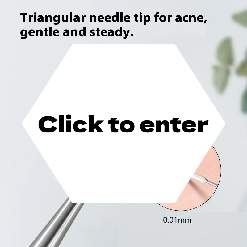 Ultra-feine Zelle Pickel Mitesser Whitehead Clip Professionelle Schönheit Salon Entfernen AkneFat Partikel Nadel Werkzeug Schönheit Werkzeuge